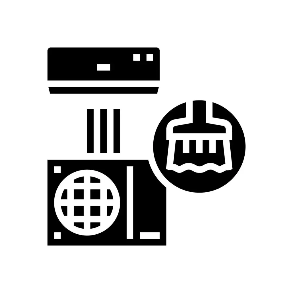 Icons representing a washing machine, a laundry basket with a globe symbol, and a mop with water.